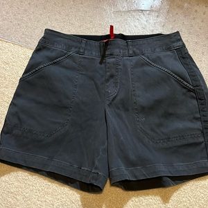 Spanx women’s shorts blue stretch comfort size medium